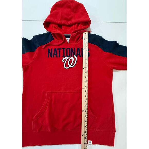 Washington Nationals MLB Fanatics Red Hoodie Baseball Mens Size Medium (39) - Picture 10 of 11